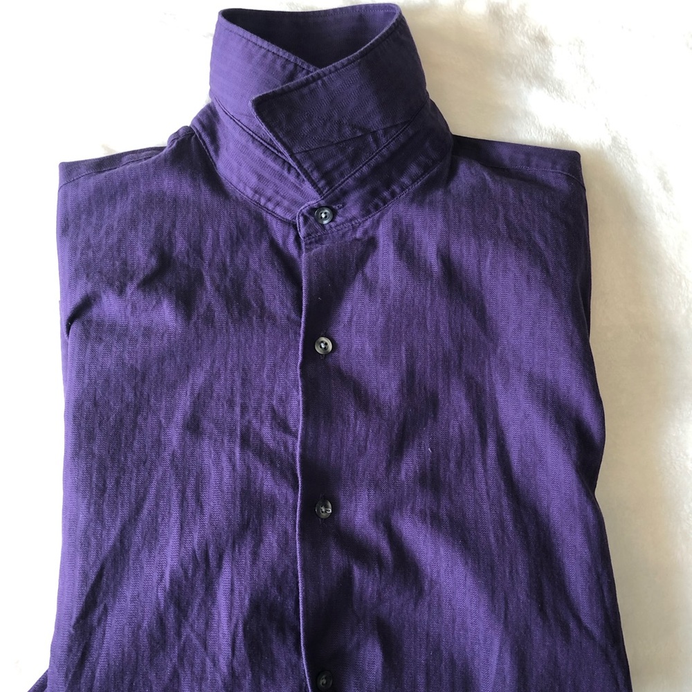 Purple Marc Anthony Button Front Dress Shirt